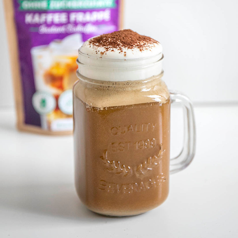 Lower-Carb* Frappé | Eiskaffee Pulver