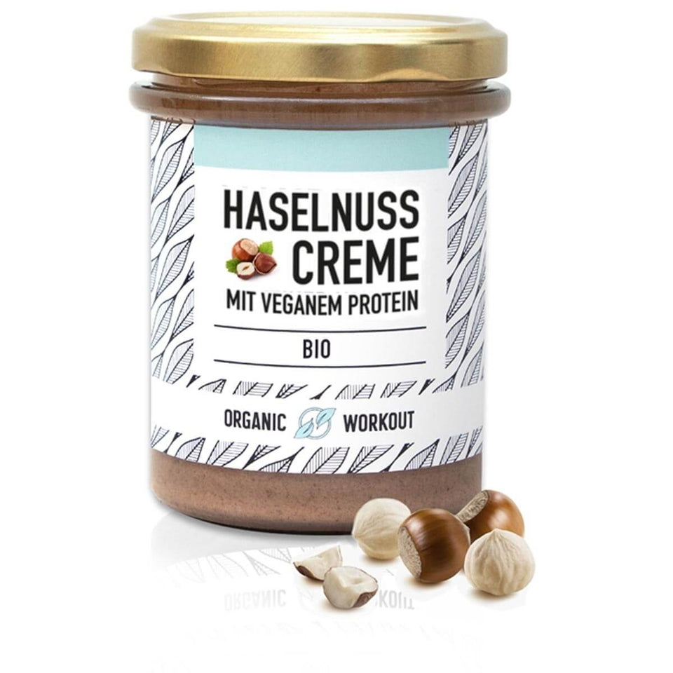 Haselnusscreme mit veganem Protein 195 g | Bio