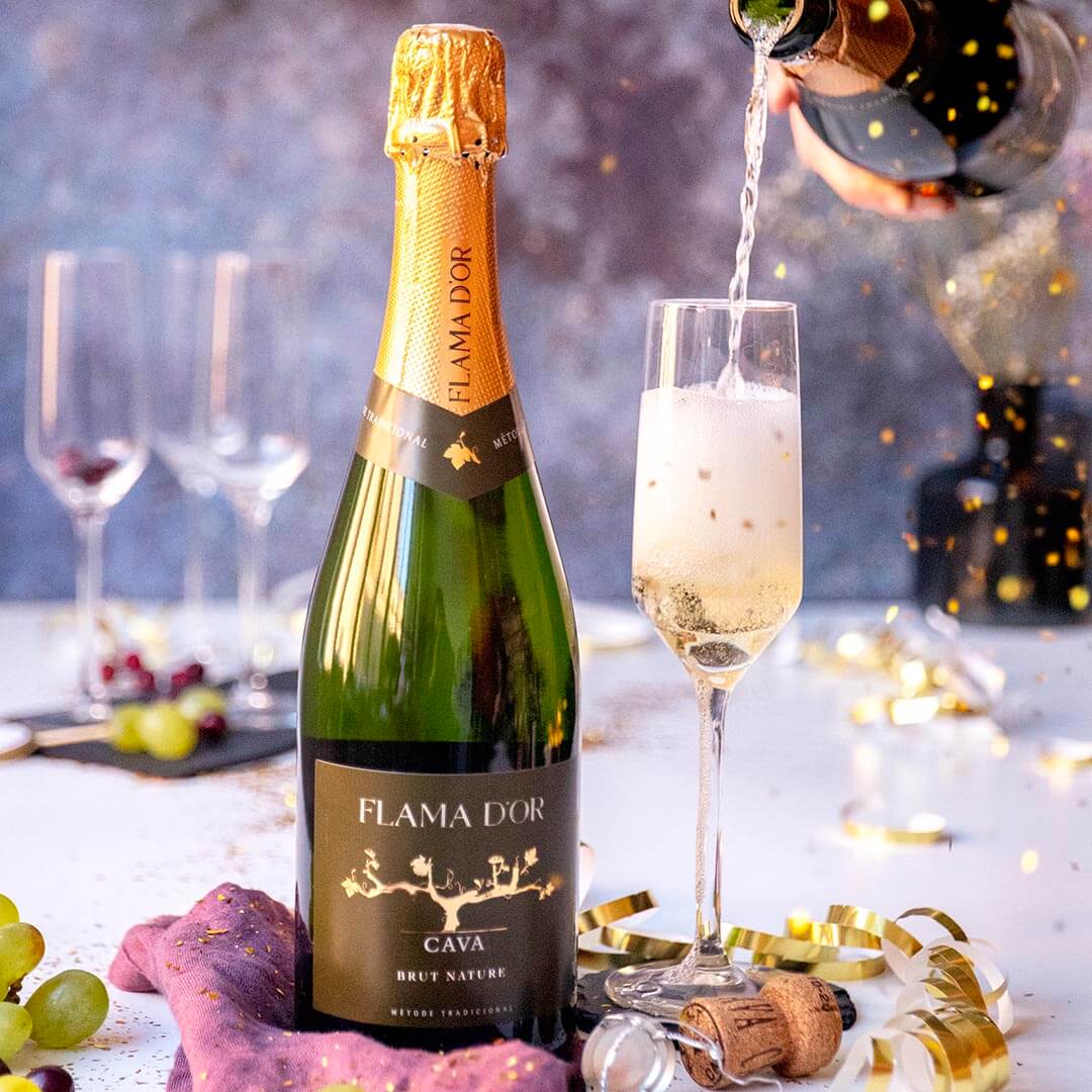 Sekt Cava Flama d Or Brut Nature