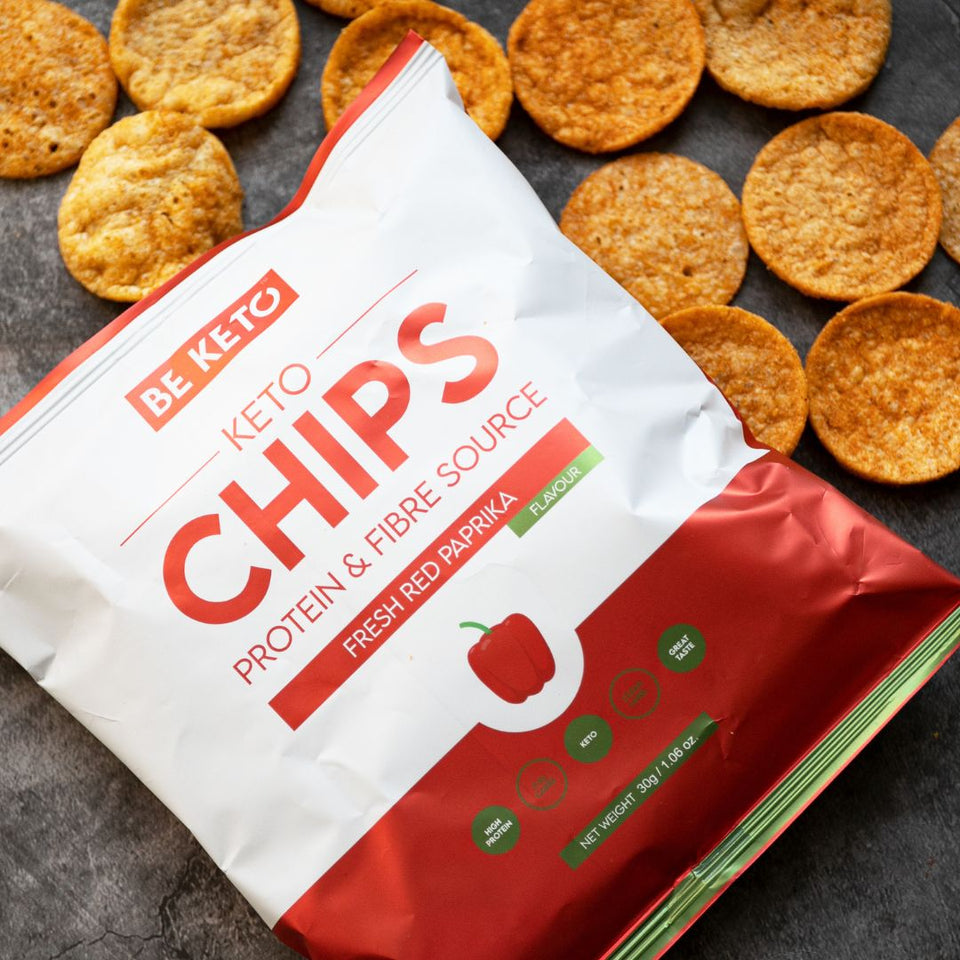 Keto Chips | Frische Rote Paprika