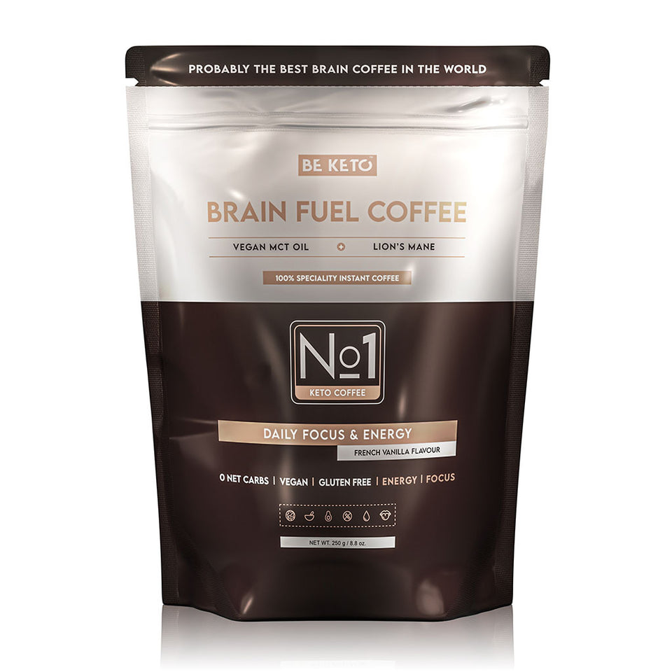 Instant Kaffee | Brain Fuel (MCT-Öl & Lion’s Mane) | Französiche Vanille