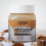 Keto Vegane Pekannuss & Salz-Karamell Creme mit MCT-Öl