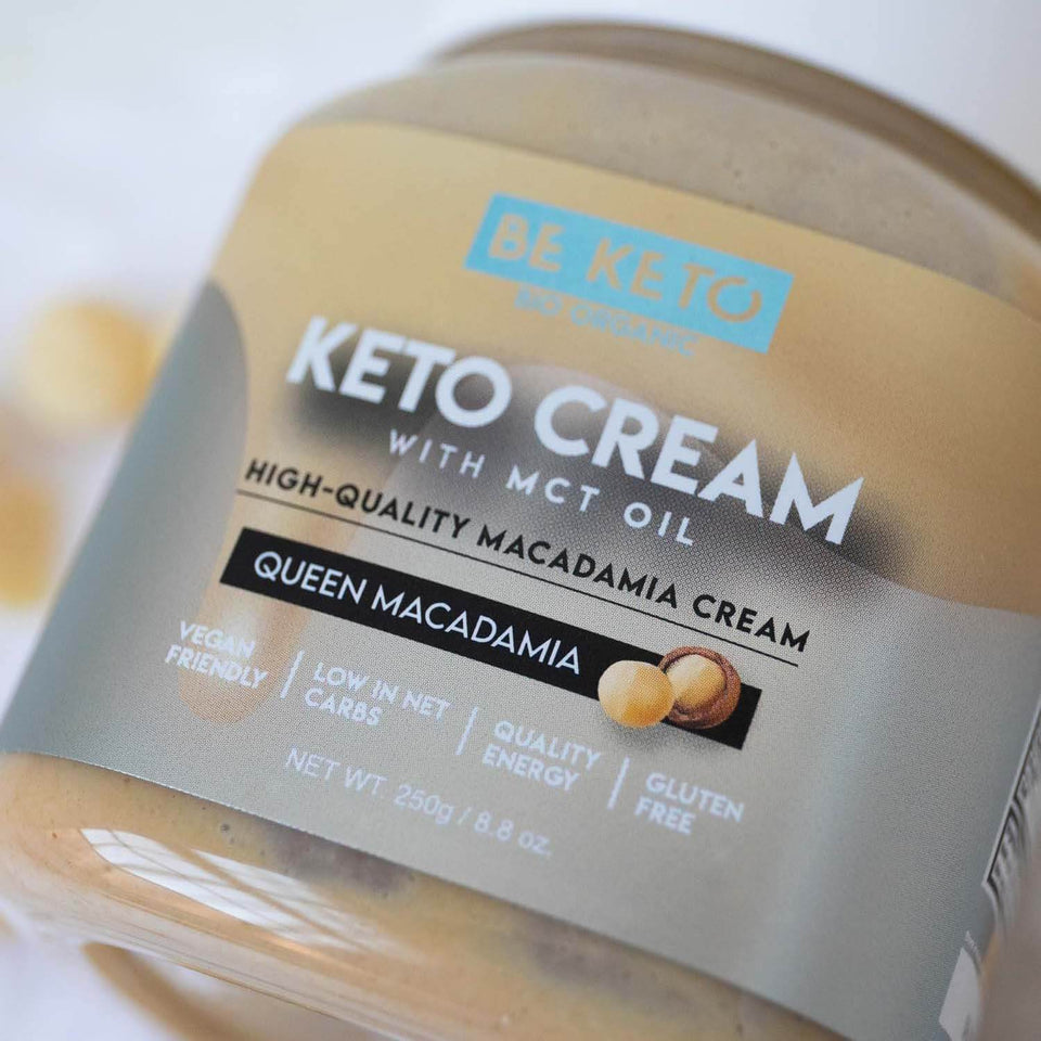 Keto Vegane Macadamia Creme mit MCT-Öl