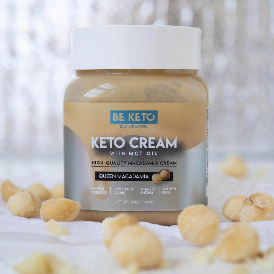 Keto Vegane Macadamia Creme mit MCT-Öl