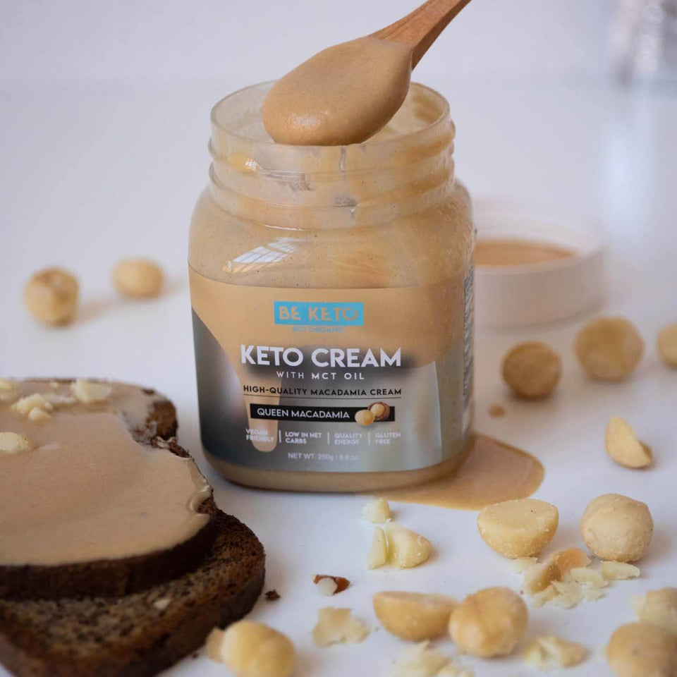 Keto Vegane Macadamia Creme mit MCT-Öl