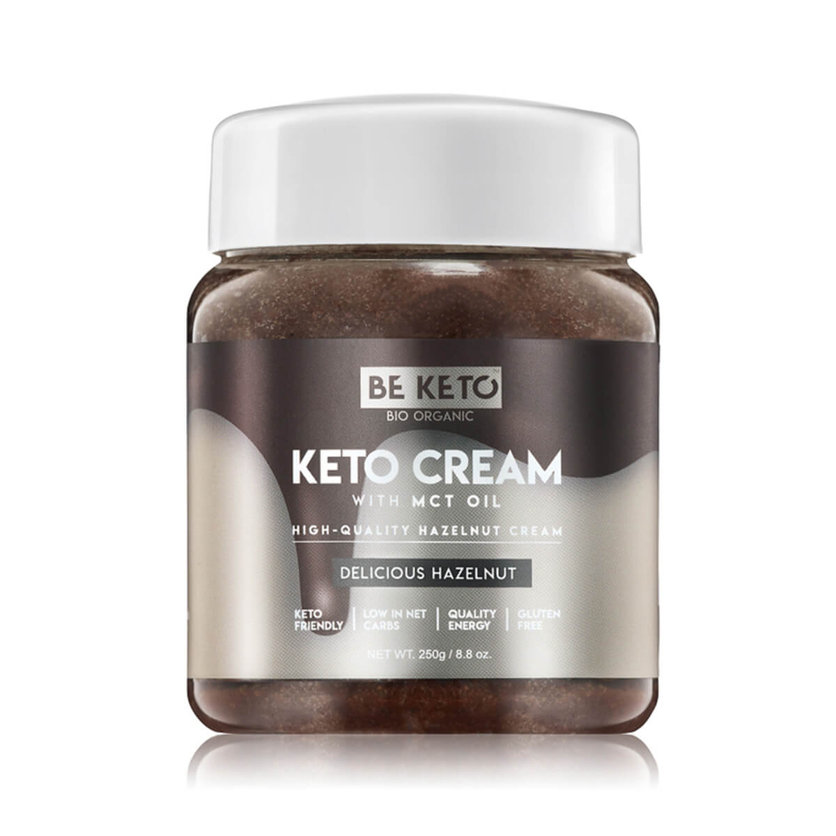 Keto Vegane Haselnuss Creme mit MCT-Öl