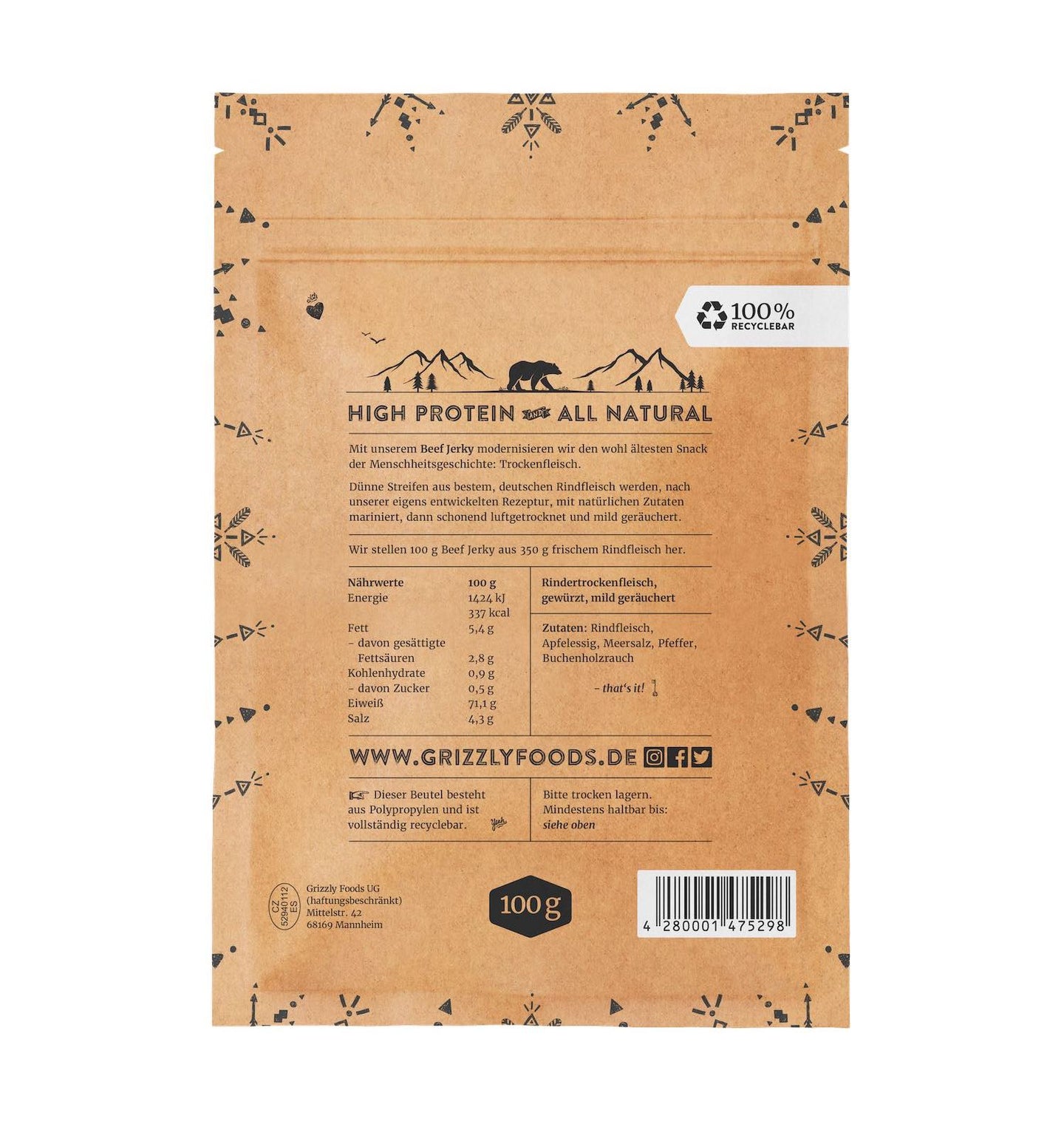 Beef Jerky Original | 100 g