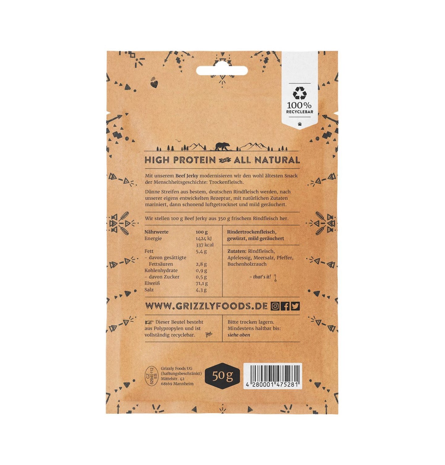 Beef Jerky Original | 50g