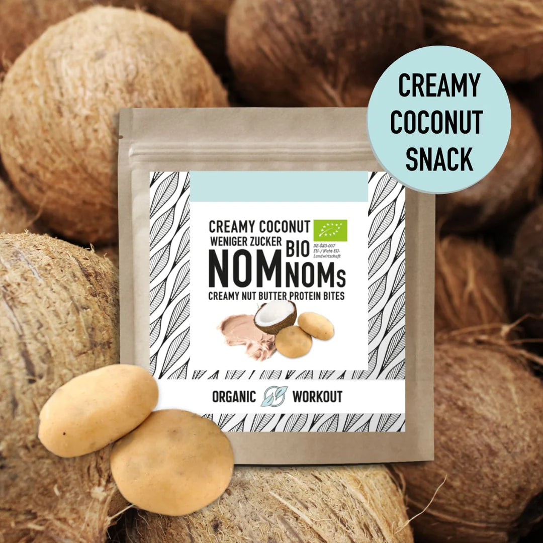 NomNoms Protein Bites | Creamy Coconut | Bio