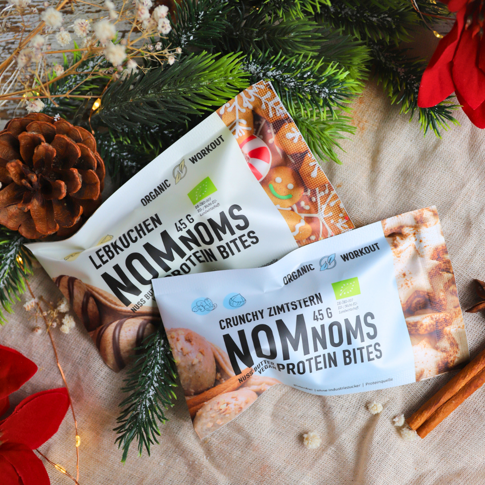 NomNoms Protein Bites Zimtstern und Lebkuchen