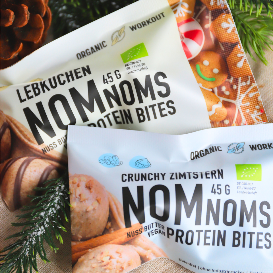 NomNoms Protein Bites Zimtstern und Lebkuchen