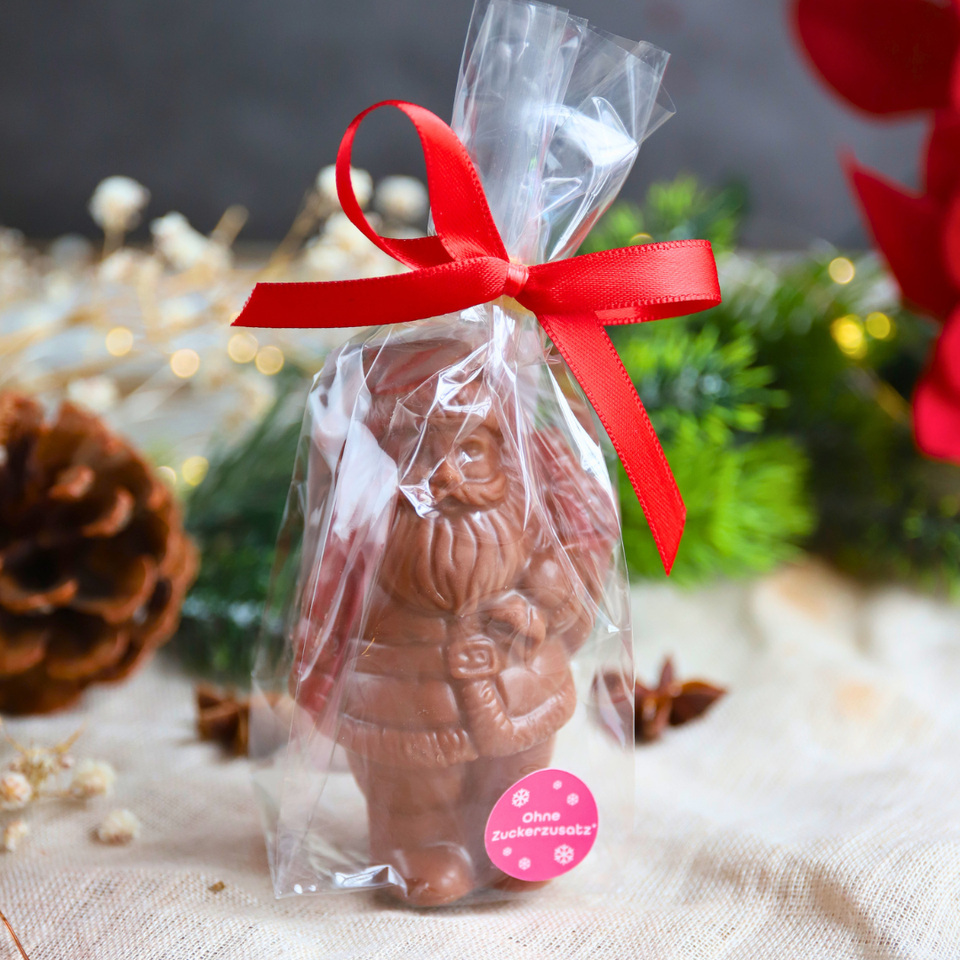Schoko-Weihnachtsmann ohne Zuckerzusatz