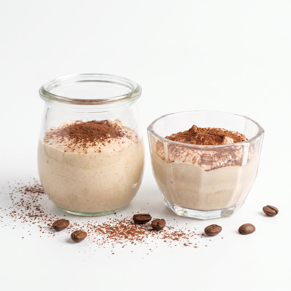 PROBEPACKUNG: Tiramisu Creme Dessert ohne Zucker  (80 g)