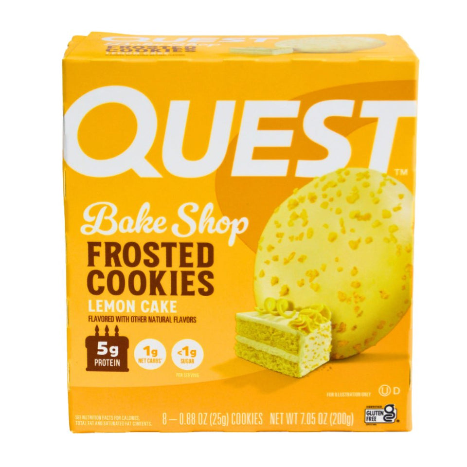 Lemon Cake Frosted Protein Cookies | 8er Pack