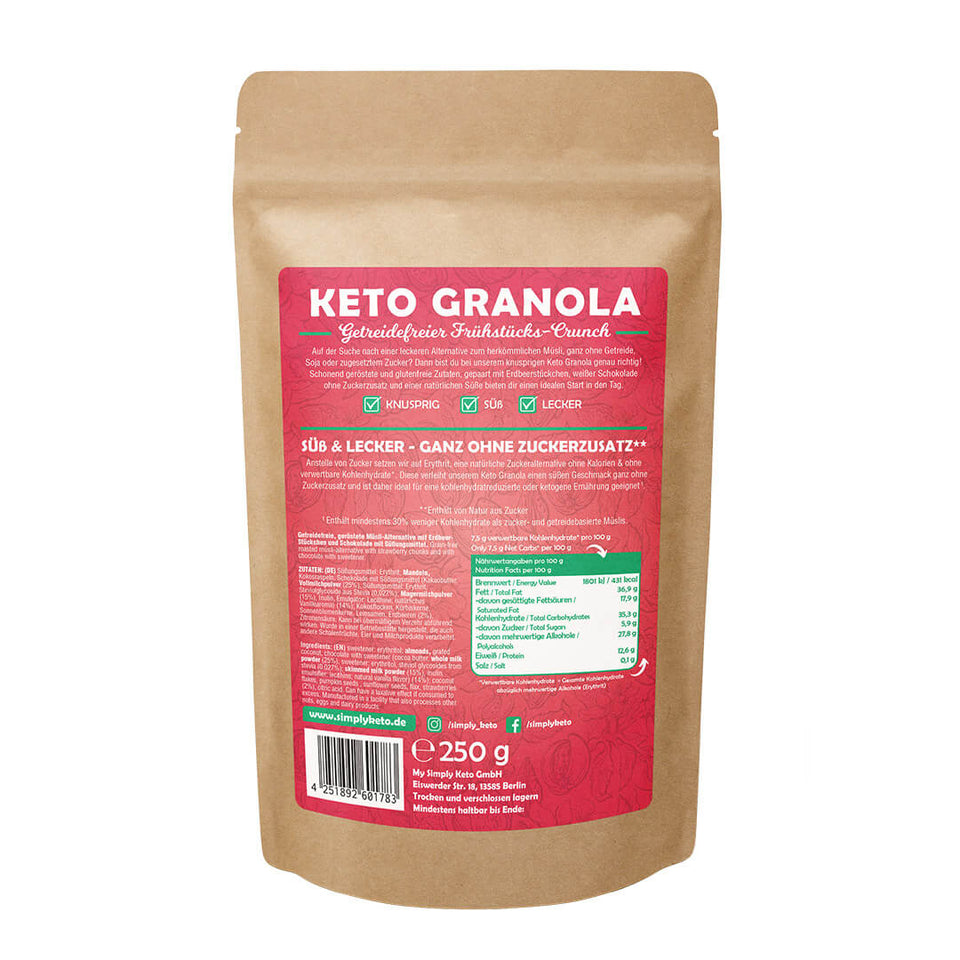 Erdbeer-Knusper-Granola 250 g