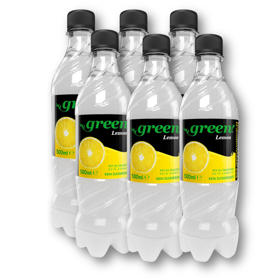 Green Zitrone Flasche 500 ml | VORTEILSPACK