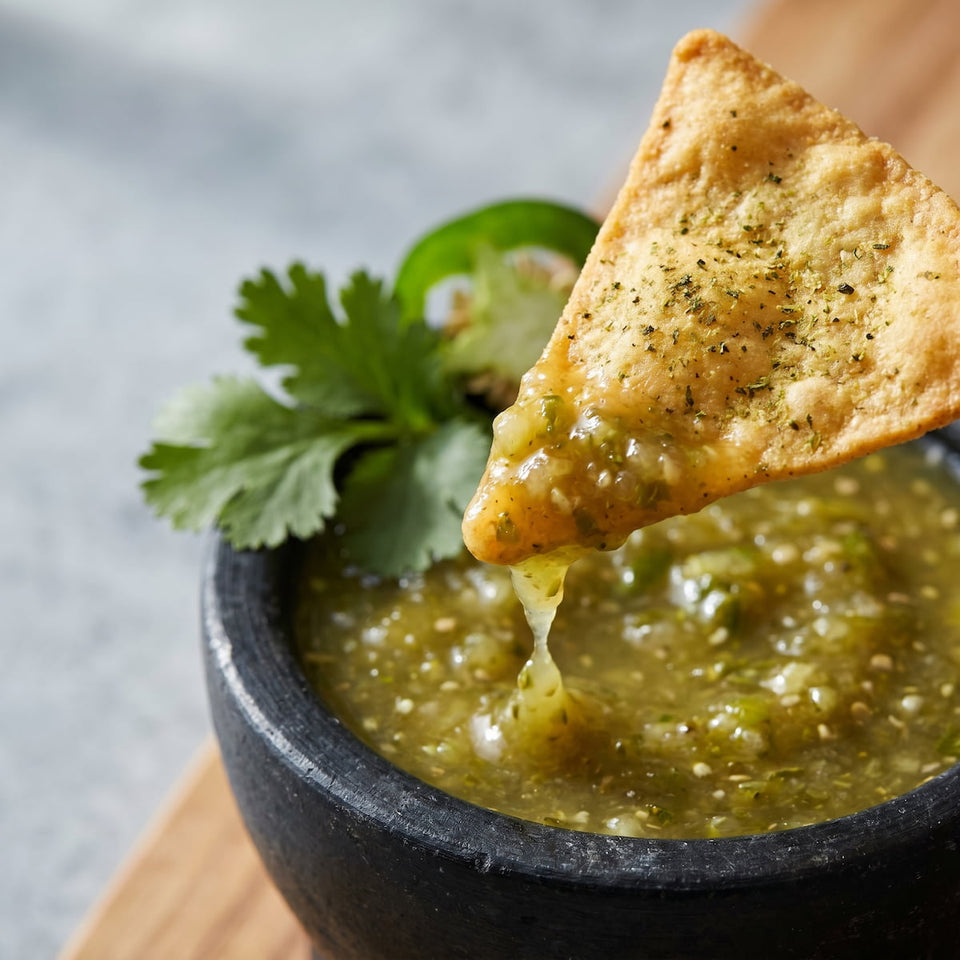 Salsa Verde Protein Chips Tortilla Style
