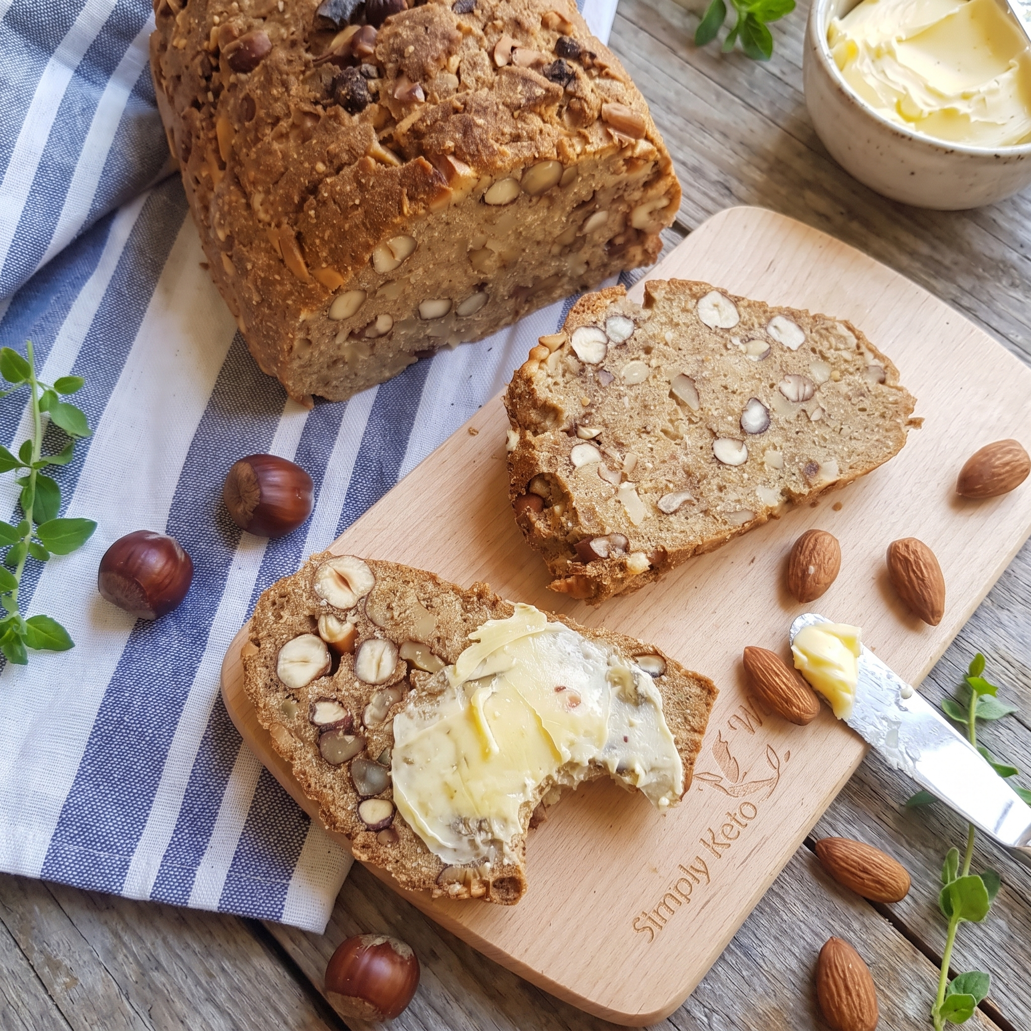 Keto & Paleo Nussbrot