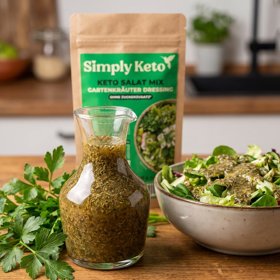 Keto Salatkrönung | Gartenkräuter Dressing