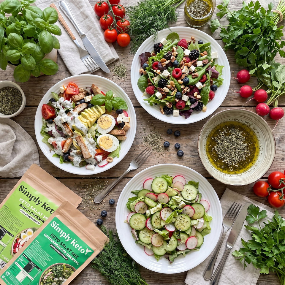 Keto Salatkrönung | Gartenkräuter Dressing
