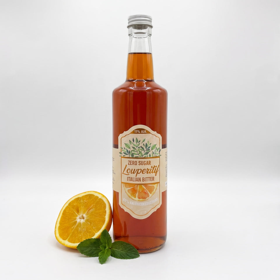 Lowperitif italian Bitter | Alkoholhaltiger Aperitif ohne Zucker