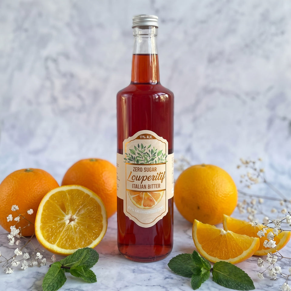 Lowperitif italian Bitter | Alkoholhaltiger Aperitif ohne Zucker