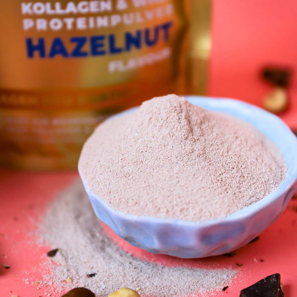 Kollagen & Whey Proteinpulver | Haselnuss Shake