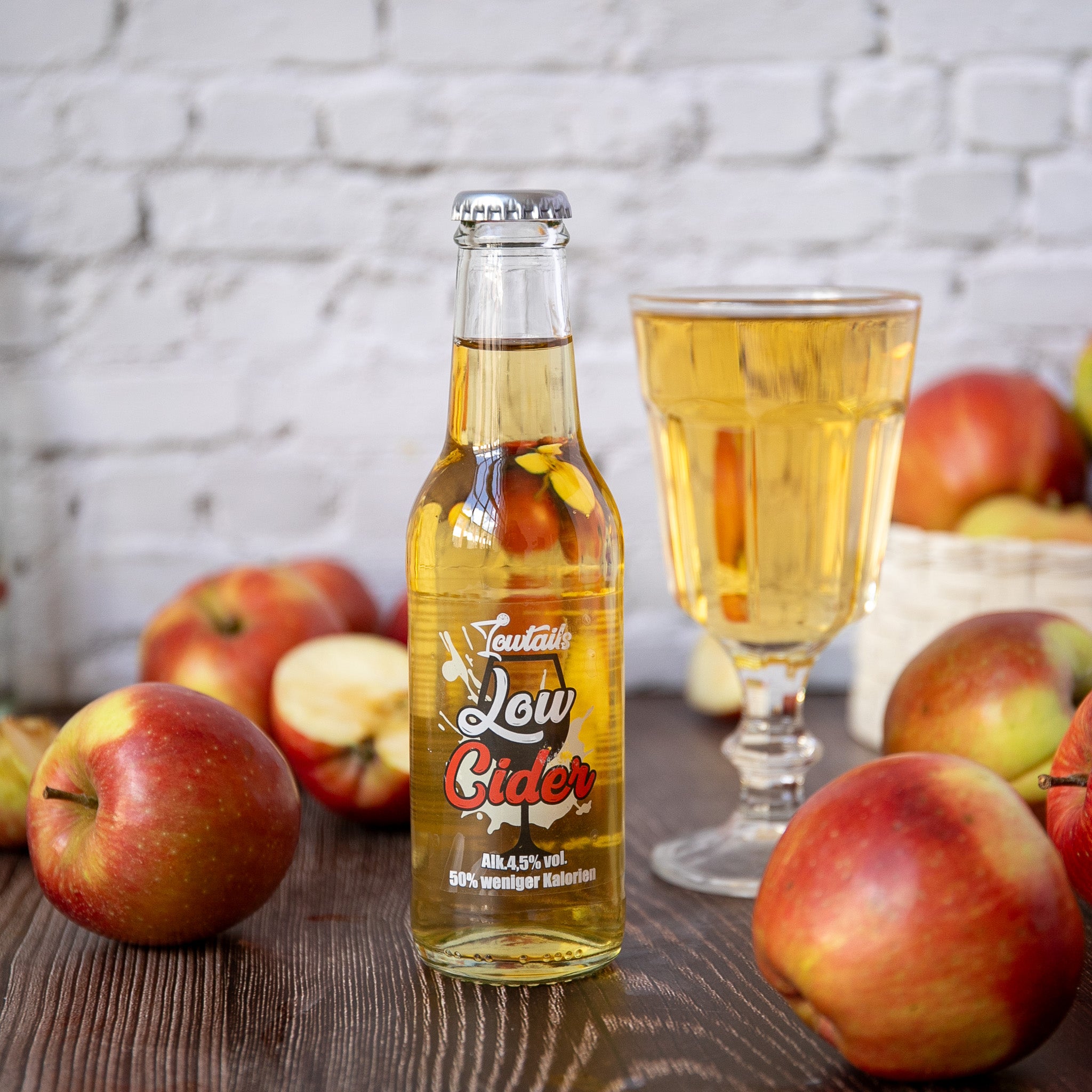 Lowcider | Alkoholhaltiger Apfelcider ohne Zucker