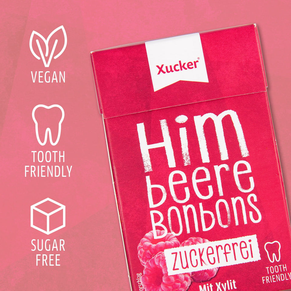 Bonbons mit Xylit | Himbeere