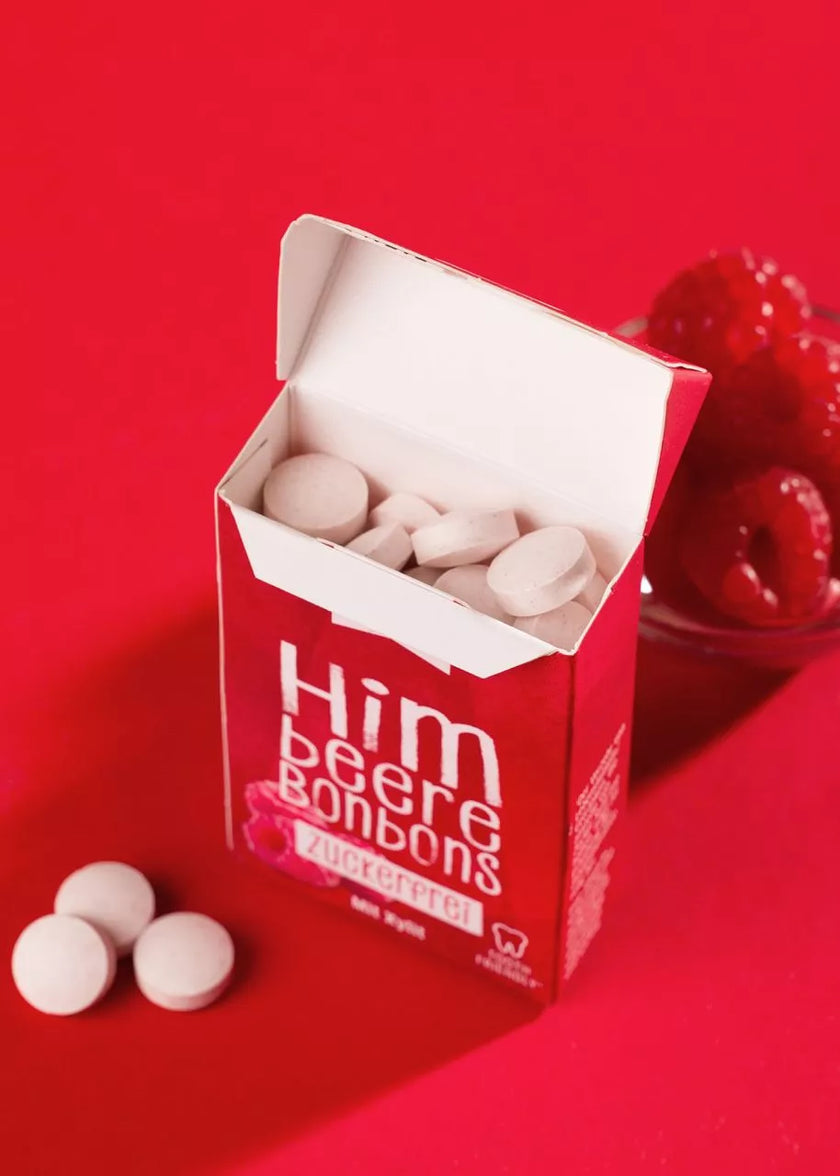 Bonbons mit Xylit | Himbeere