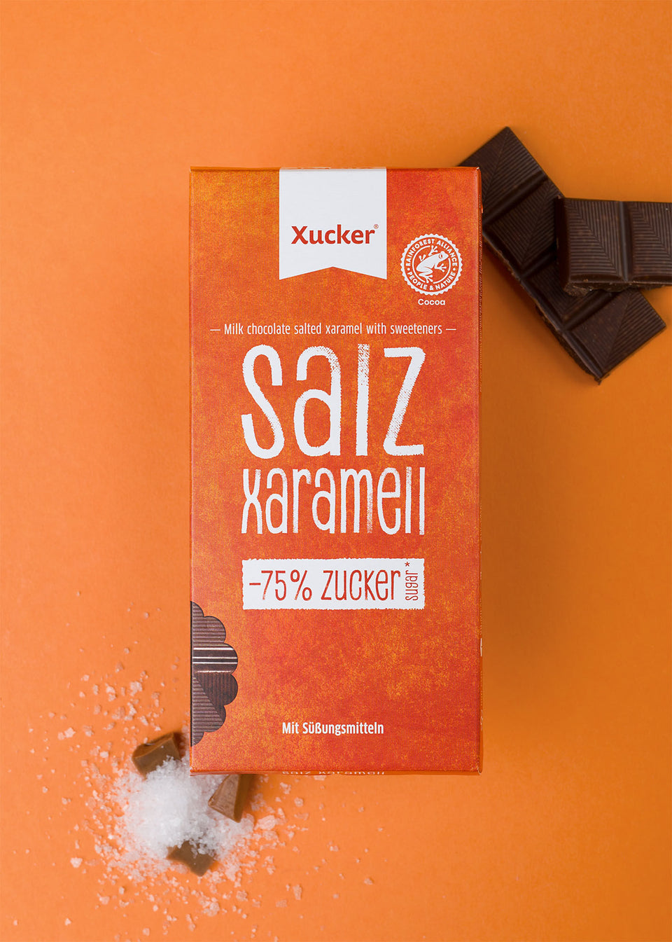 Vollmilch Salz-Karamel Schokolade | Xylit