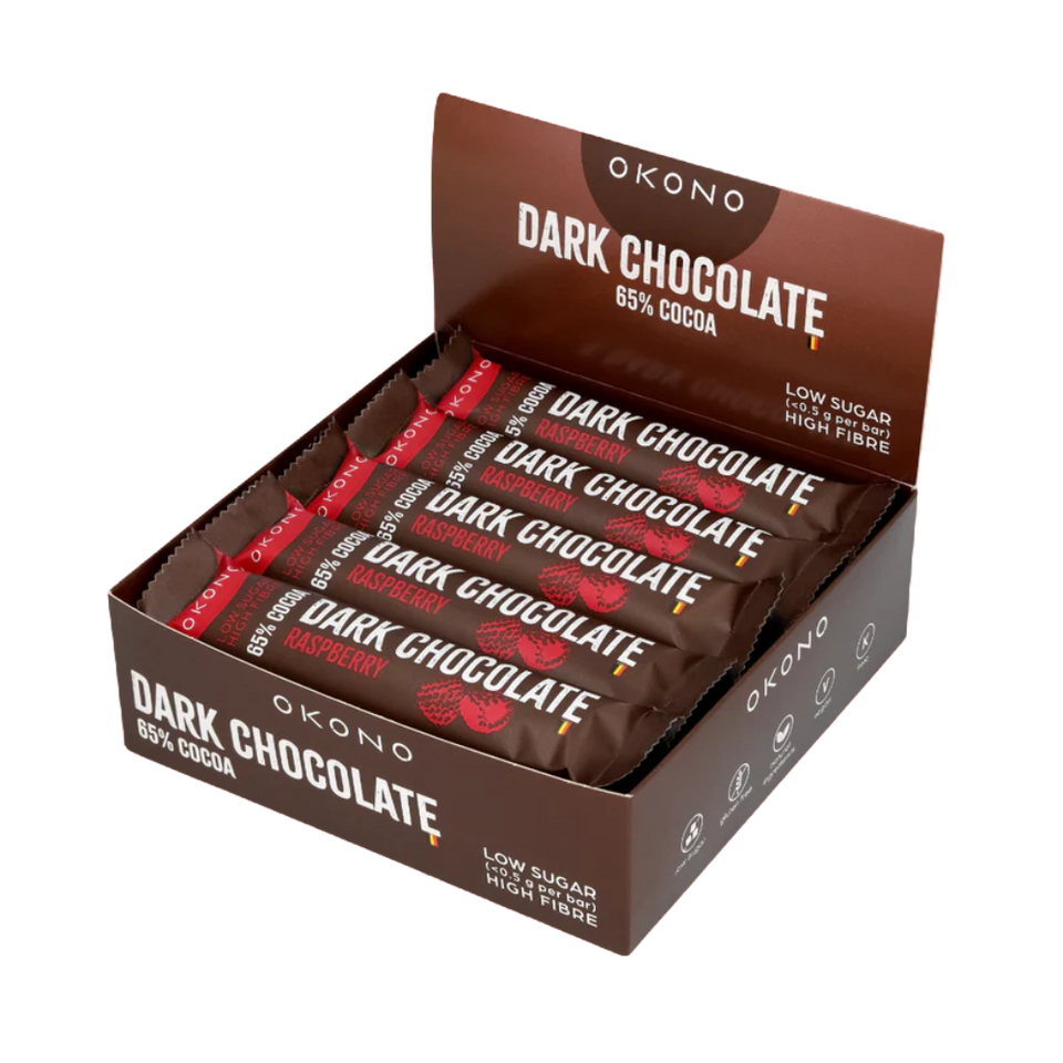 Dark Chocolate Raspberry Schokoriegel | 20er Maxipack