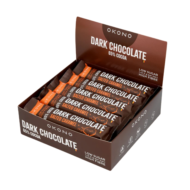 Dark Chocolate Salted Caramel Schokoriegel | 20er Maxipack