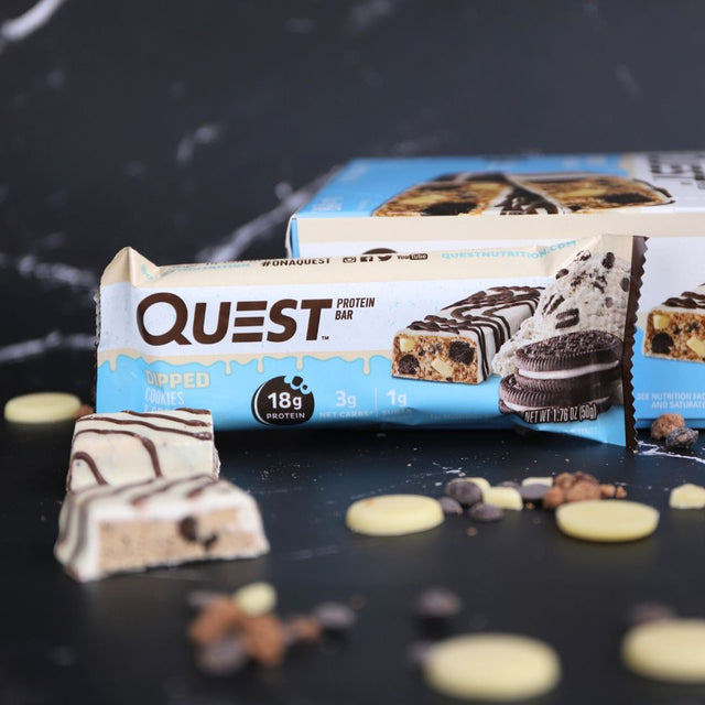 Überzogener Cookies & Cream Proteinriegel (MHD: 28.12.2025)