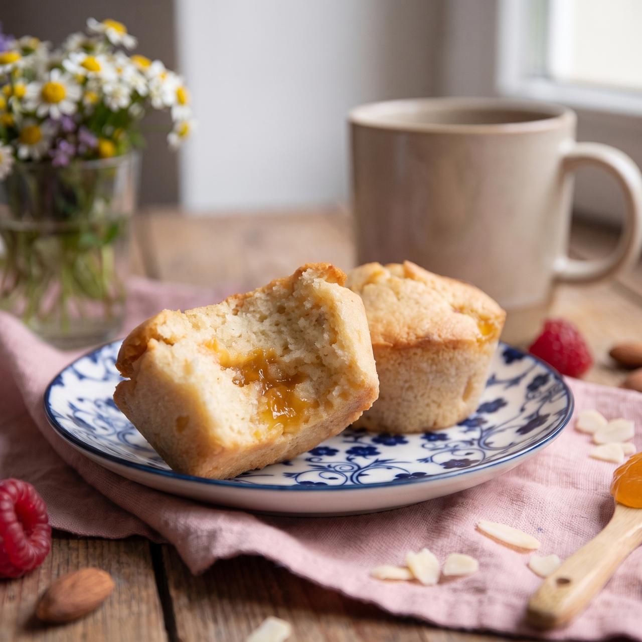 Low-Carb Frühstücks-Muffins mit Marmeladen-Füllung