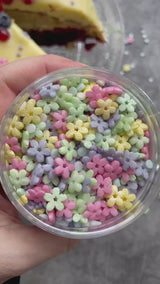 Zuckerfreier Streuselmix Flower Power