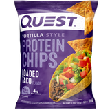 Loaded Taco Protein Chips Tortilla Style | 8er Maxipack