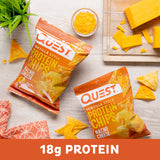 Nacho Cheese Protein Chips Tortilla Style