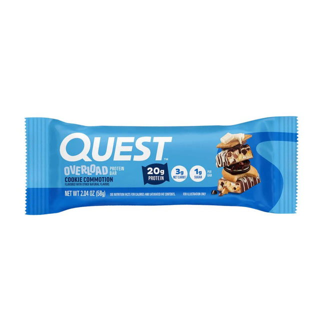 Cookie Commotion Overload Quest Proteinriegel