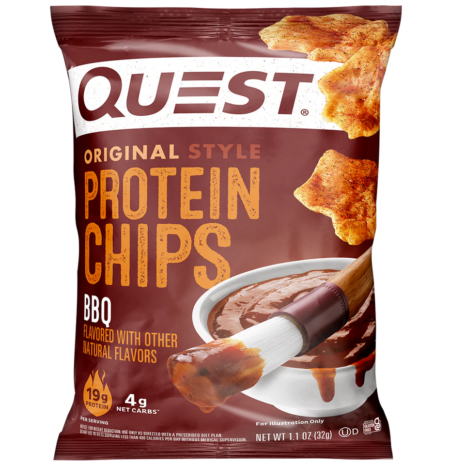 BBQ Protein Chips Original Style | 8er Maxipack