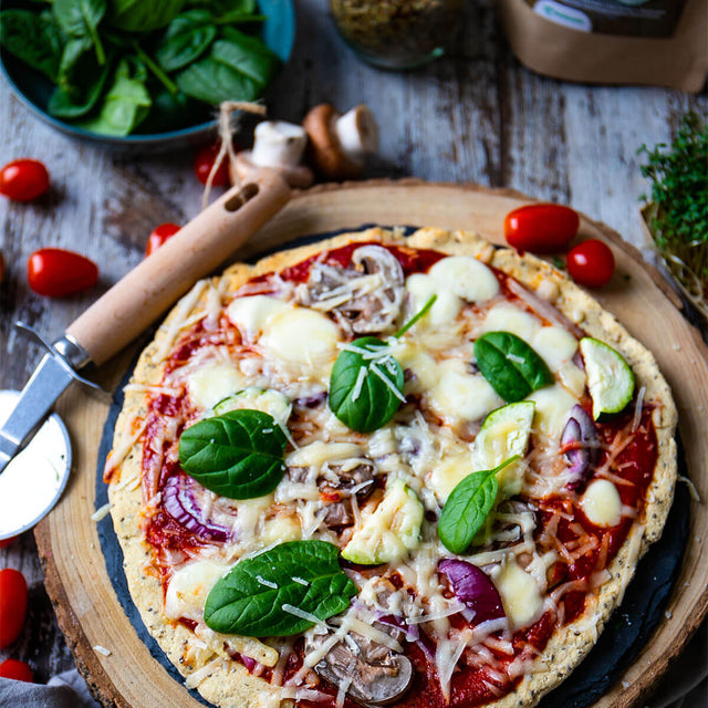 Keto Pizza-Backmischung