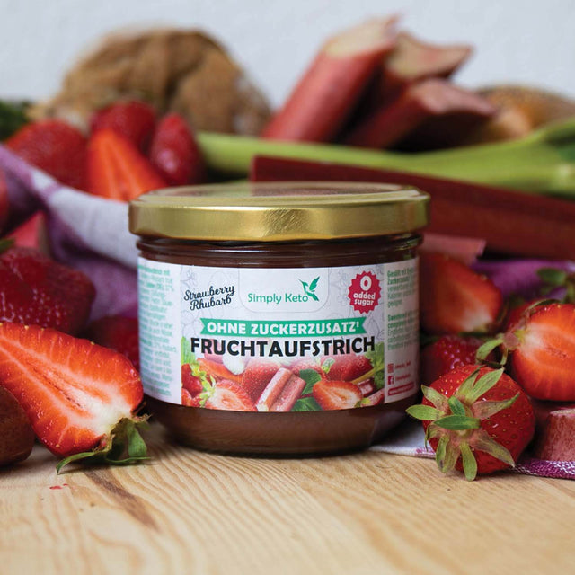 Rhabarber Erdbeer Fruchtaufstrich 230 g