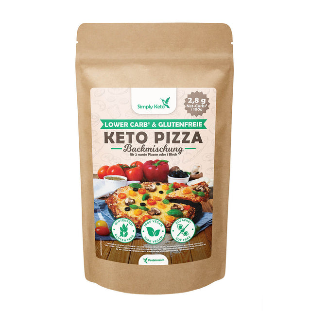 Keto Pizza-Backmischung