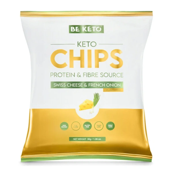 Keto Chips | Swiss Cheese & French Onion