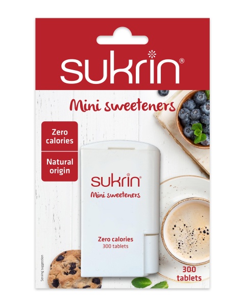 Sukrin mini Sweeteners Erythrit & Stevia Spender 18g