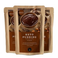 Keto Veganes Schoko Puddingpulver | 3er Packung