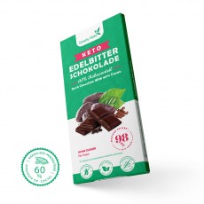 Keto Edelbitter Schokolade | 60% Kakao