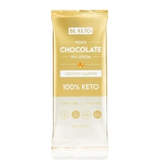 Keto-Schokolade mit MCT-Öl | Knusprige Mandel