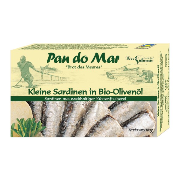 Kleine Sardinen in Bio Olivenöl