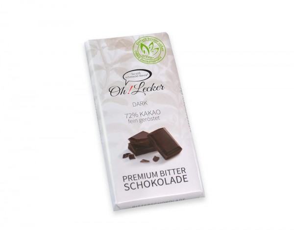 Schokolade | Edelbitter 72% Kakao (MHD: 06.2022)